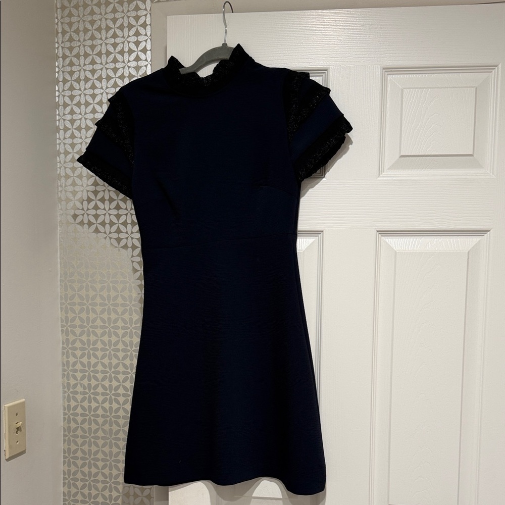 Sandro Navy Dress
